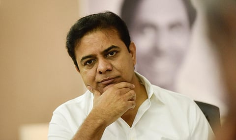 Municipal Administration and Urban Development Minister KT Rama Rao (File photo| Vinay Madapu, EPS)