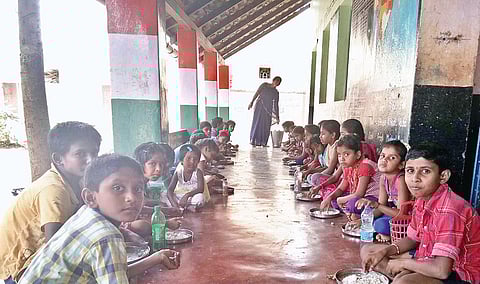 Educationists say full-day classes and a hot meal are a must as it would otherwise increase child labour and child marriage | Express