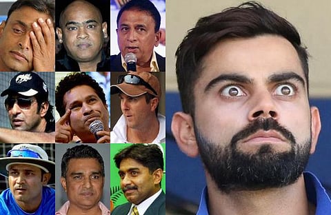 Former cricket stars have reacted with shock following India's inexplicable batting collapse in the first Test against Australia in Adelaide. Here are some of their reactions. (Photo | Agencies)