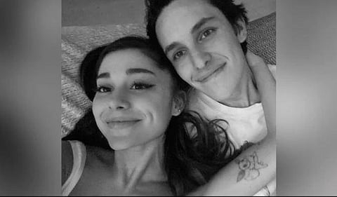 Ariana Grande with boyfriend, real-estate agent Dalton Gomez. (Photo |Ariana Grande Instagram)