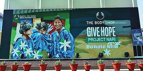 The mural would serve as a reminder to everyone visiting the mall to be grateful to these waste pickers.