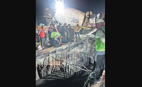 ​The skywalk has become a necessity as Uppal is one of the busiest junctions, where traffic congestions and pedestrian mishaps are frequent.