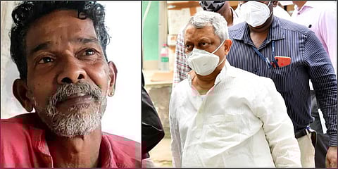 Adakka Raju (L) and Fr Thomas Kottoor (Photo| Vincent Pulickal, EPS)