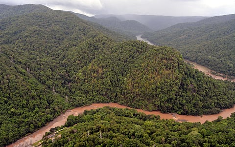 The source of the Kali River in Joida in Uttara Kannada district (Photo | D Hemanth)
