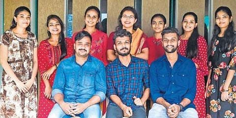 Core team of Insight for Innovation, an NGO that aims to improve the quality of education in schools across the state