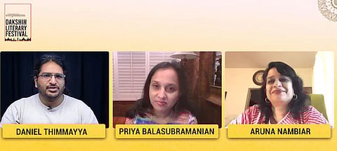 Aruna Nambiar and Priya Balasubramanian at Dakshin Literary Festival 2020