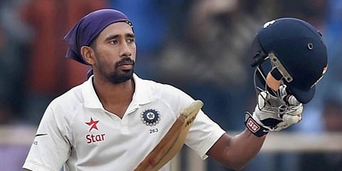 India Test wicketkeeper batsman Wriddhiman Saha (Photo | PTI)