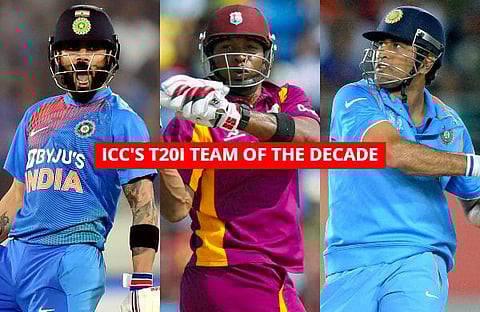 The International Cricket Council on Sunday announced the T20I Team of the Decade. Check out the cricketers who made it to the list. (Photo | PTI)