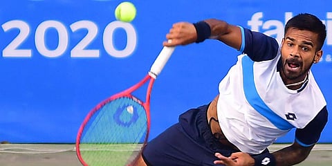 Indian tennis star Sumit Nagal (Photo | EPS)