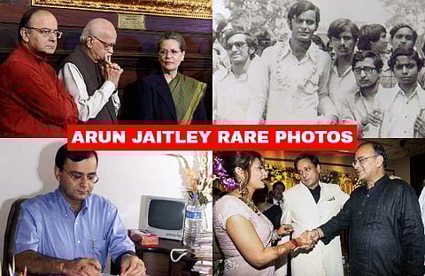 Arun Jaitley served as the Union Finance Minister in the first Modi government and wore many hats in public life, from that of a lawyer to a politician and a cricket administrator. Check out some of his rare photos. (File Photo | EPS and PTI)