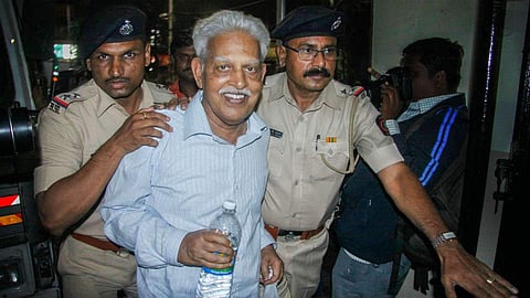 P Varavara Rao, one of the accused in the Elgar Parishad case. (File Photo | PTI)