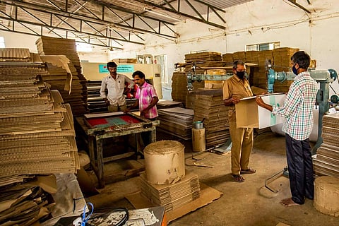 More than 25,000 families' livelihood are dependent on the box manufacturing industry (Photo | EPS)