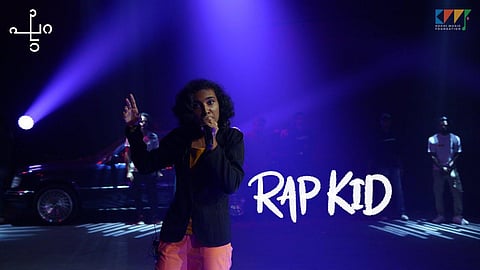 Aditi Nari aka Rap Kid performing at KMF's Hiphop festival. (Photo | YouTube)