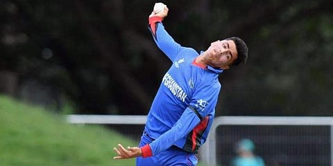Afghanistan cricketer Mujeeb Ur Rahman (Photo | ICC Twitter)