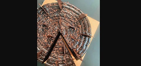 Double Dark chocolate decadence Fit cake from Simply Rooted