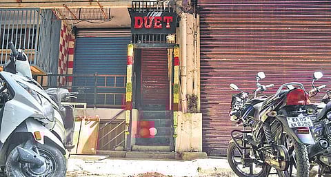 Duet Bar on Brigade Road in Bengaluru has been shut ever since the infamous shootout killing its owner Manish Shetty in October this year | Express
