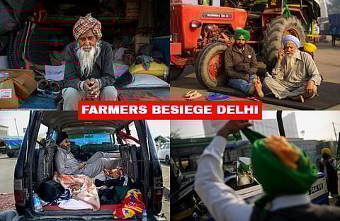 The farmers are protesting new laws they say will result in their exploitation by corporations, eventually rendering them landless. PM Narendra Modi's government, rattled by the growing rebellion, insists the reforms will benefit them. But the farmers aren’t yielding. (Photo | AP)