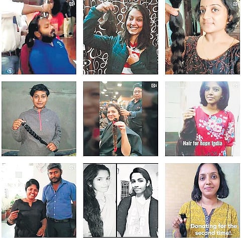 Millennials are chopping their hair to bring a smile to chemotherapy patients