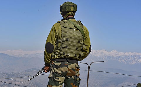 Image of an Army jawan used for representational purpose (Photo | PTI)