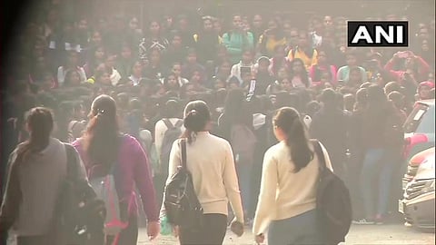 Police are scanning footage of CCTV cameras to collect evidence and speaking to students to ascertain facts.