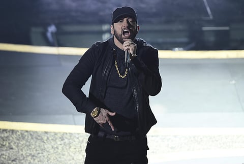 Eminem performs 'Lose Yourself' at Oscars, receives standing ovation (Photo | AP)