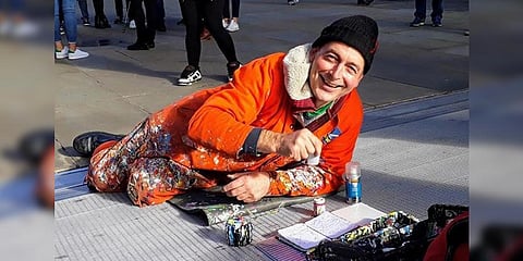 Artist Ben Wilson (Photo | Instagram/lesterhthorpe)