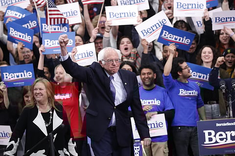 Bernie Sanders won New Hampshire's crucial Democratic primary. (Photo | AP)