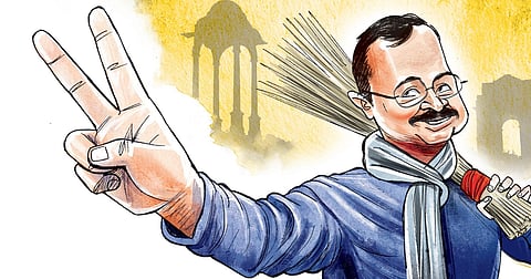 Delhi CM Arvind Kejriwal (Express Illustrations| Amit Bandre)
