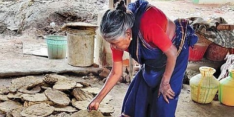 Thiruvayi Amma has been working at the crematorium since the time she got married, at the age of 13.