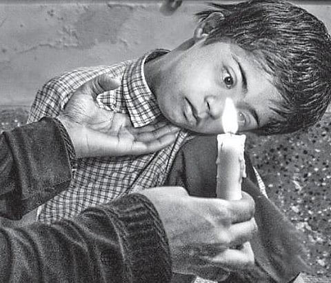 One of the photographs on display at Goethe Zentrum Hyderabad