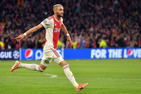 Hakim Ziyech will join Chelsea from Ajax this summer. (Photo | AFP)