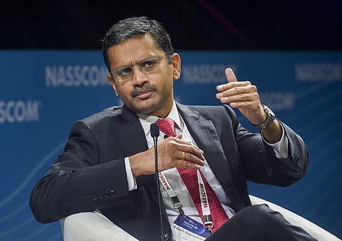 Tata Consultancy Services MD and CEO Rajesh Gopinathan. (Photo| PTI)