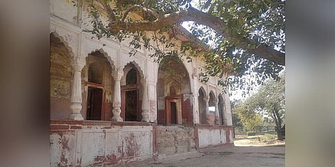 The ruined remains of 17th century Sheesh Mahal in Shalimar Bagh. (File Photo)