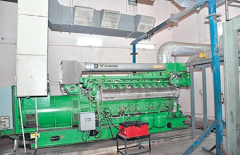 Biogas unit at 110 MLD Kodanyaigur STP clocked one lakh functional hours last week and generated 55,550 MW of renewable power since installation in 2006 | express