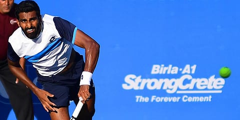 Indian tennis star Prajnesh Gunneswaran (Photo | EPS)