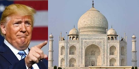 US President Donald Trump will be visiting the Taj Mahal this month. (Photo | PTI)