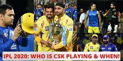 Can't wait to cheer for 'Thala' Dhoni and co? This IPL season, here is when, where and against who the CSK fans will have to whistle... [CSK's home fixtures have been marked in yellow frame.]
