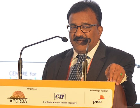 CII Andhra Pradesh chairman Vijay Naidu Galla. (Photo| Twitter/ @CIIEvents)