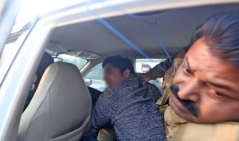 The weapon used by the shooter has been seized. (Photo | Shekhar Yadav, EPS)