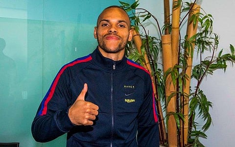 Denmark forward Martin Braithwaite (Photo | Twitter)