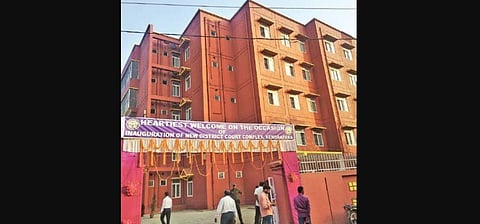 The newly-built district court complex in Kendrapara district (Photo | EPS)