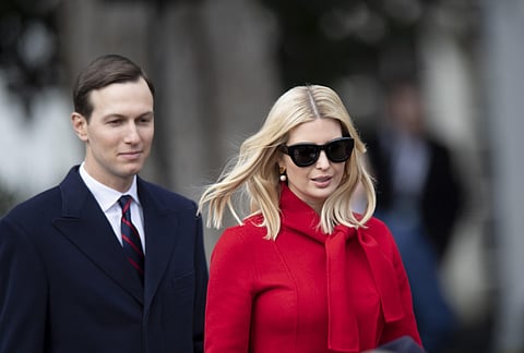 White House senior adviser Jared Kushner (L) and Ivanka Trump. (Photo| IANS)