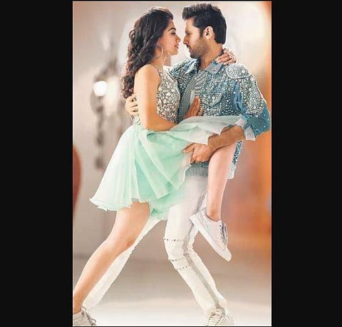 Still from the movie Bheeshma.