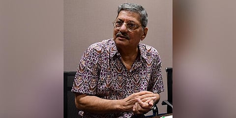 Veteran actor-director Amol Palekar at a press meet in Bengaluru on Saturday | Shriram B N
