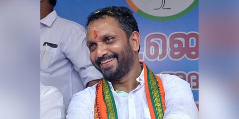 BJP president K Surendran. (Photo | Vincent Pulickal, EPS)