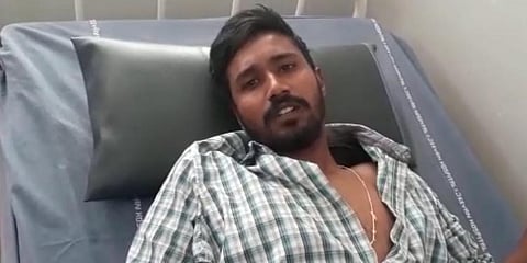 M Kalyan was the only survivor in the Hyderaabd car crash. (Photo| EPS)