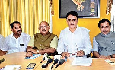 Deputy chief minister CN Ashwath Narayan addressing a press conference in Kalaburagi on Monday | Express