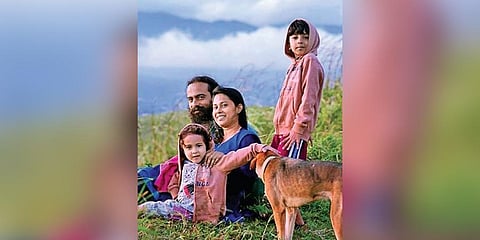 Eldo Pachilakkadan with his family