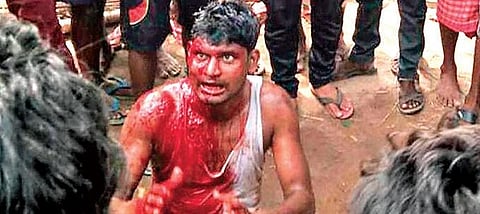 File photo of an alleged mob lynching