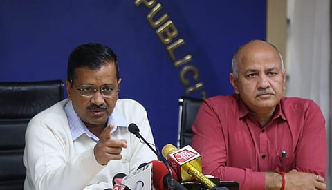 Delhi CM Arvind Kejriwal addresses a press conference on Delhi violence  in New Delhi. (Photo | Shekhar Yadav, EPS)